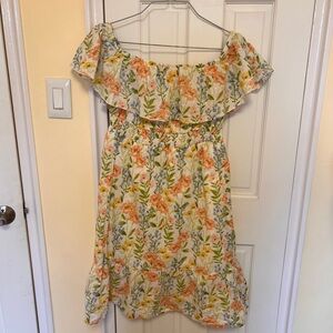 Gymboree Orange Yellow Ruffled Tiered Sundress